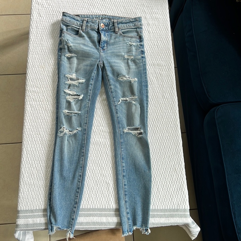 American eagle straight jeans
